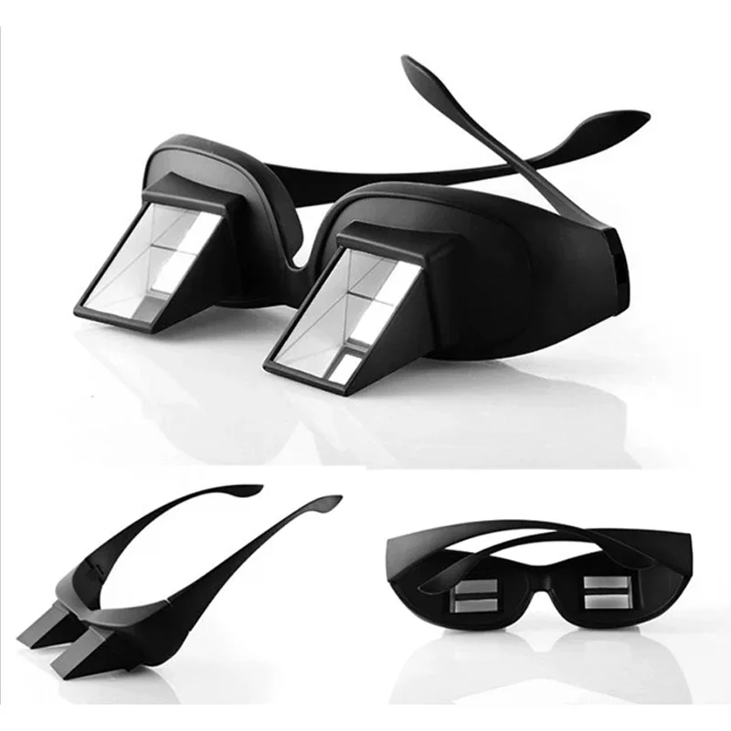 /HTF/Eyeglasses Lazy Reading Glasses Prismatic Horizontal Glasses Lying Down Bed Reading Watching HD Readers Glasses Lazy