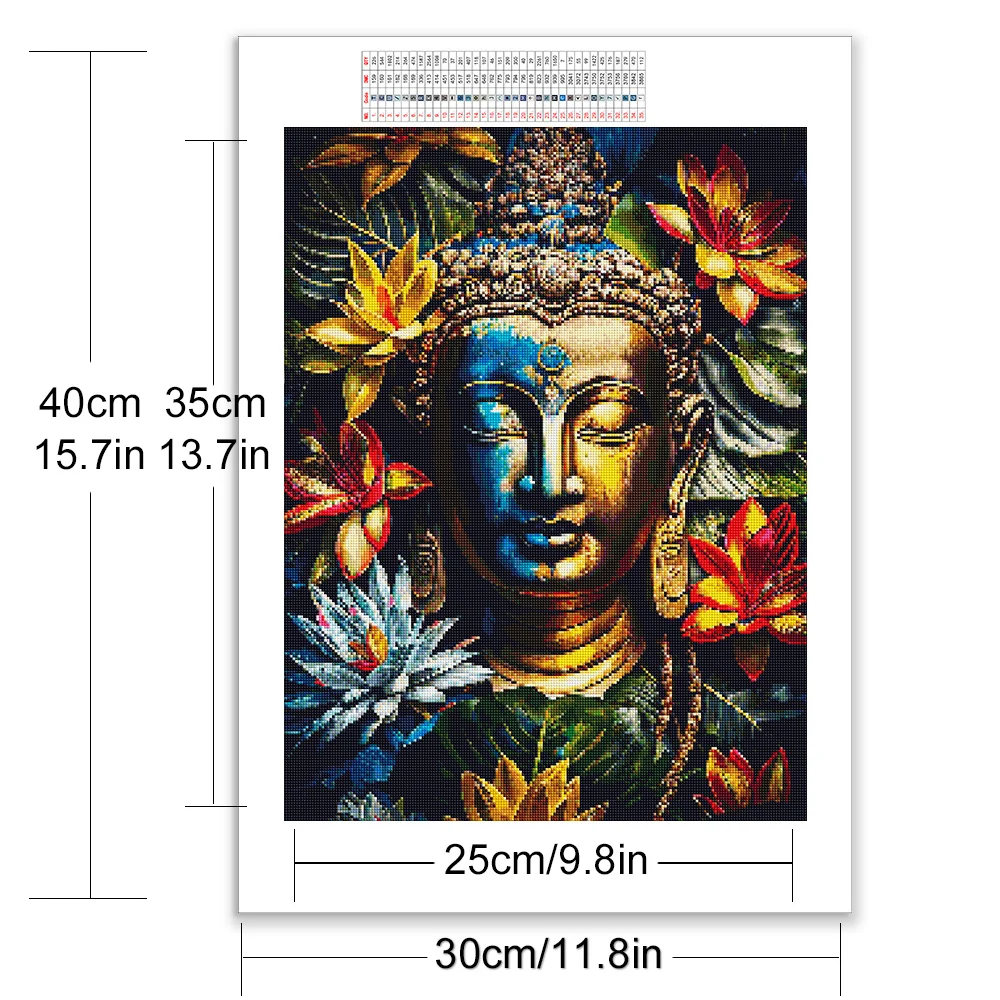 Momoart Diamond Painting Buddha New arrival Mosaic Religion Picture Rhinestones Portrait Embroidery Lotus DIY Home Decor