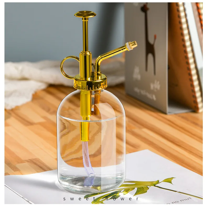 220-360 ml Transparente Glas Gießkanne Gartenarbeit Haushalt Wasser Sprinkler Gießkanne Bewässerung Spray Kann Wohnkultur – Detail 11