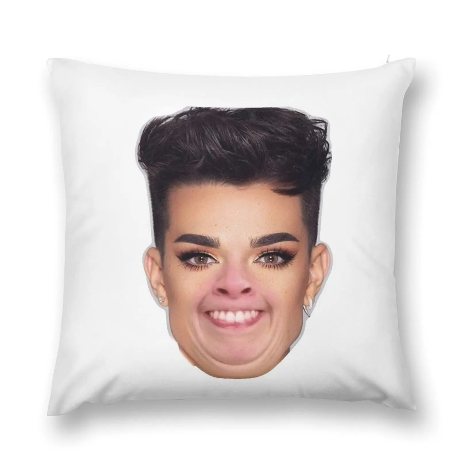 James Charles Meme Throw Pillow Cushion Cover For Sofa Decorative pillow case pillow
