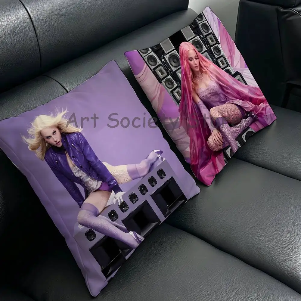 Singer Confessions M-Madonna 2026 Anime Celebrity Merchandise All-Match Printed Pillow Case Sofa Car Room Decoration Protector