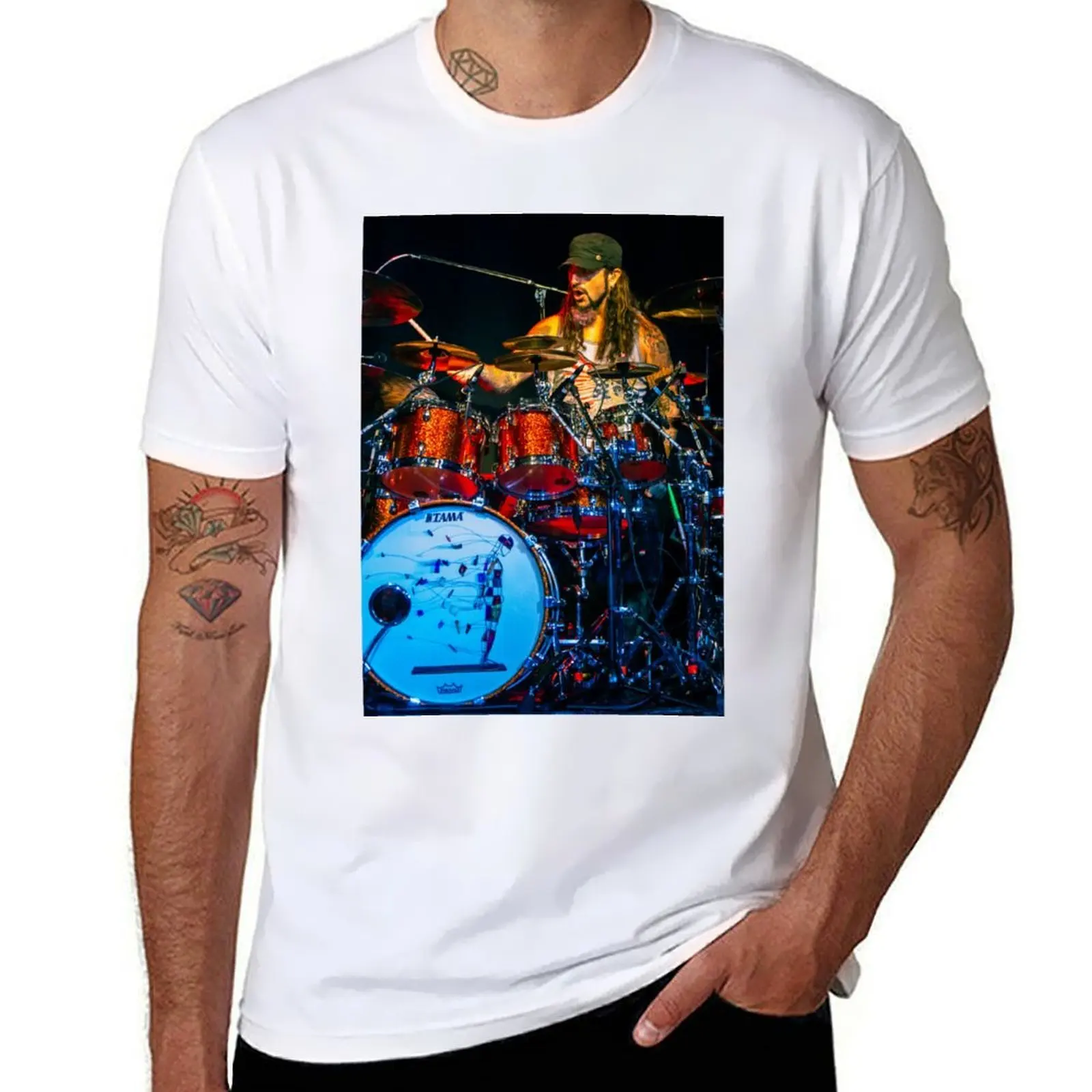 

Mike Portnoy T-Shirt cotton t shirts man 100% funny t shirts cotton T-Shirt