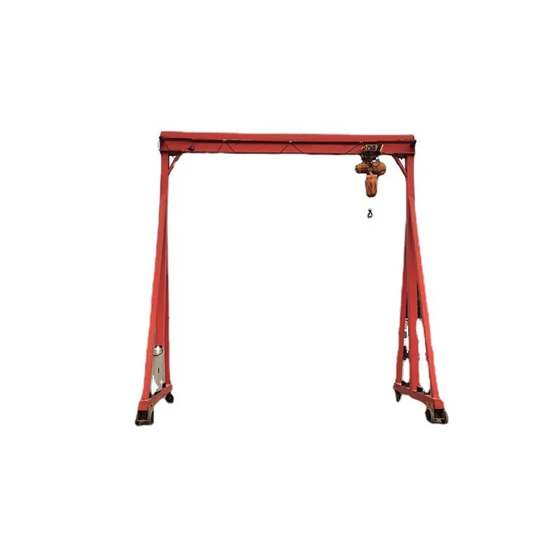 Gantry, workshop mobile small electric gantry construction site simple lifting hanger, trackless lifting gantry