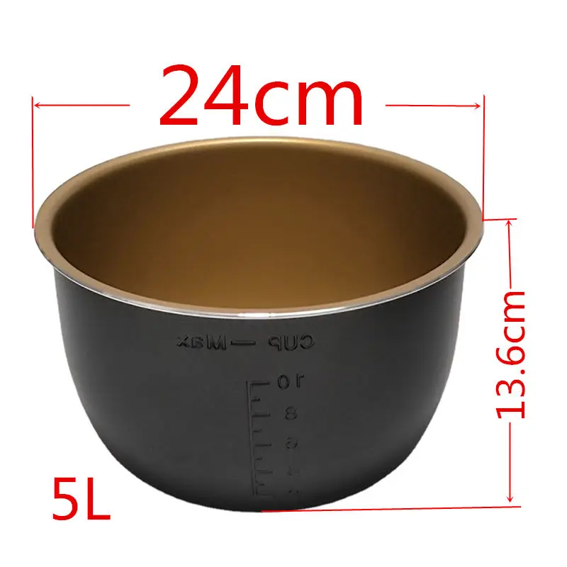 Suitable for thickened honeycomb bottom 5L inner pot parts of electric pressure cookers