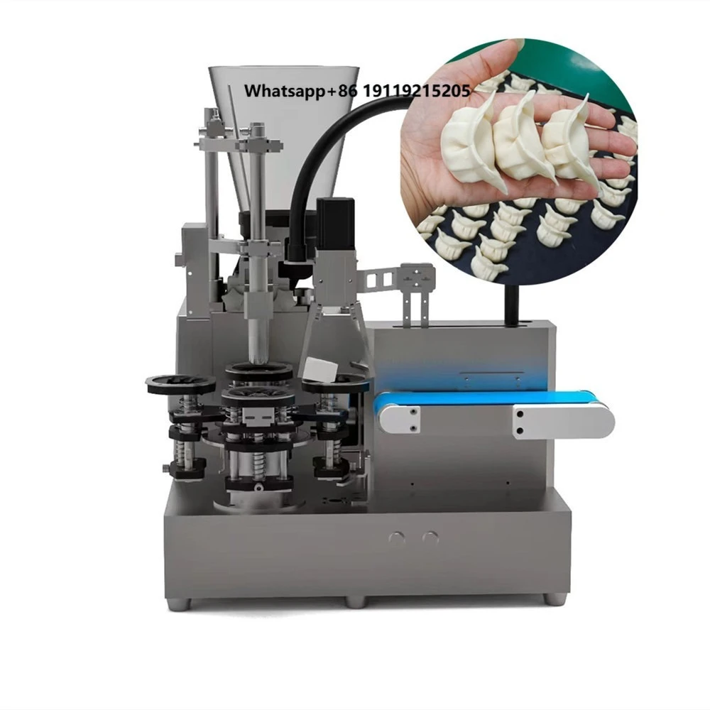 Commercial Gyoza Empanada Samosa Stuffing-filling Wrapper-making Machine Automatic Desktop Gyoza Dumpling Machine