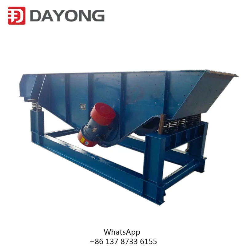 Automatic Linear Vibrating Conveyor System 2 Horizontal Motors Vibration Feeding Machine/Linear Vibratory Powder Feeder Mining