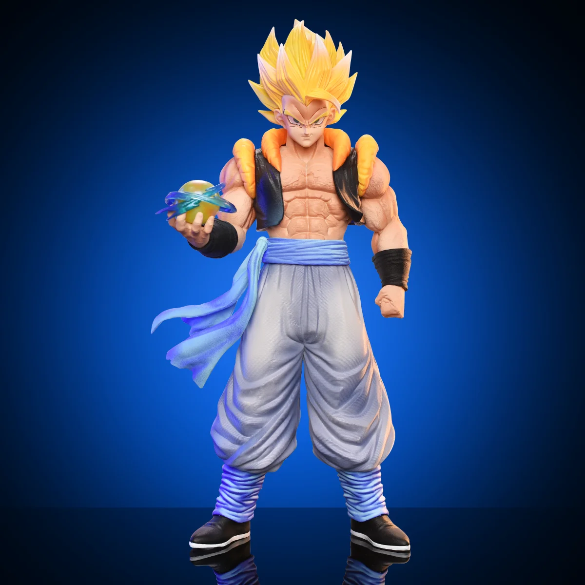 

29.5cm/11.41in Anime Dragon Ball Z Figure Gogeta Anime Figures PVC Action Figures Collection Model Toys For Christmas Gifts