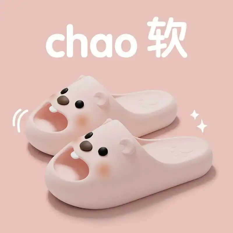 

Women Slippers Cartoon Cool Slippers For Women 2025 Summer Cute Indoor Home, Thick Bottom EVA External Wear, Anti Slip Couple