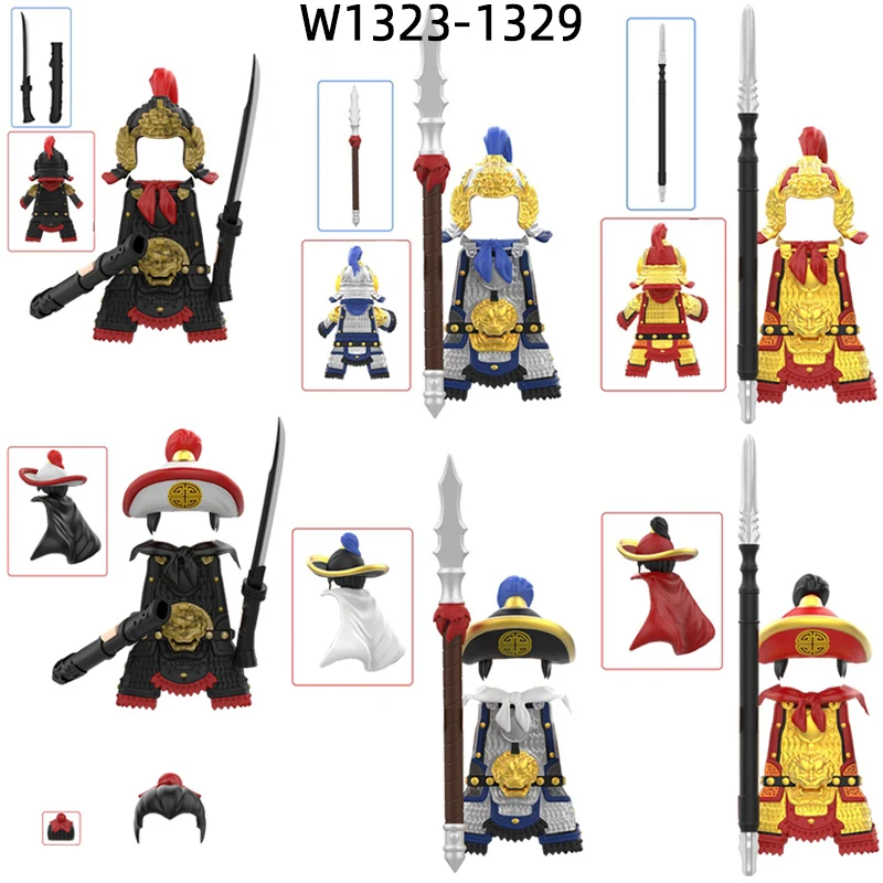 The Ancient Yue Fei Model Blocks MOC Bricks Set Gifts Toys For Children W1323-W1329