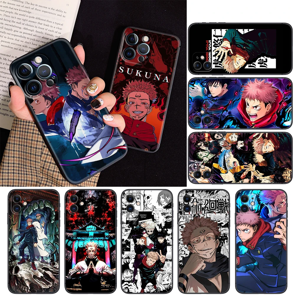 Jujutsu Kaisen Sukuna Soft Case for Huawei Y5P Y6P Y7A Y8P Y9A Y6 Y7 Y8S Y9S Y9 Prime Nova 9 9I 4E 5T 7 Mate 10 Lite 20 Pro P30