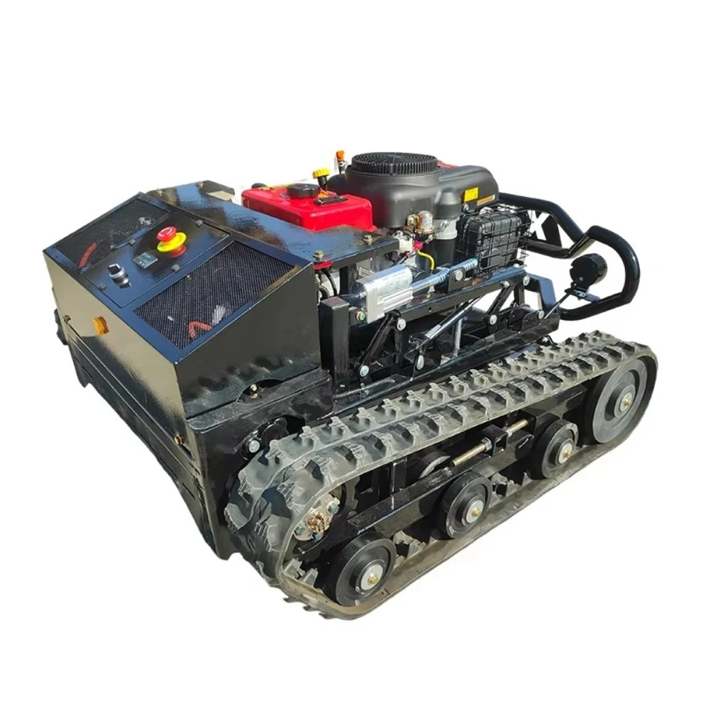 Agricultural and Forestry Equipment Zero Turn Flail Crawler Remote Control Lawn Mower Robot