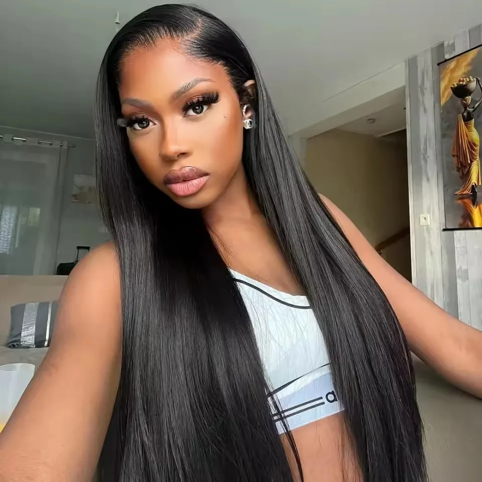 

220 High Density Bone Straight 13x6 13x4 HD Lace Front Wigs Human Hair Brazilian Lace Frontal Wig 5x5 Glueless Wig For Women