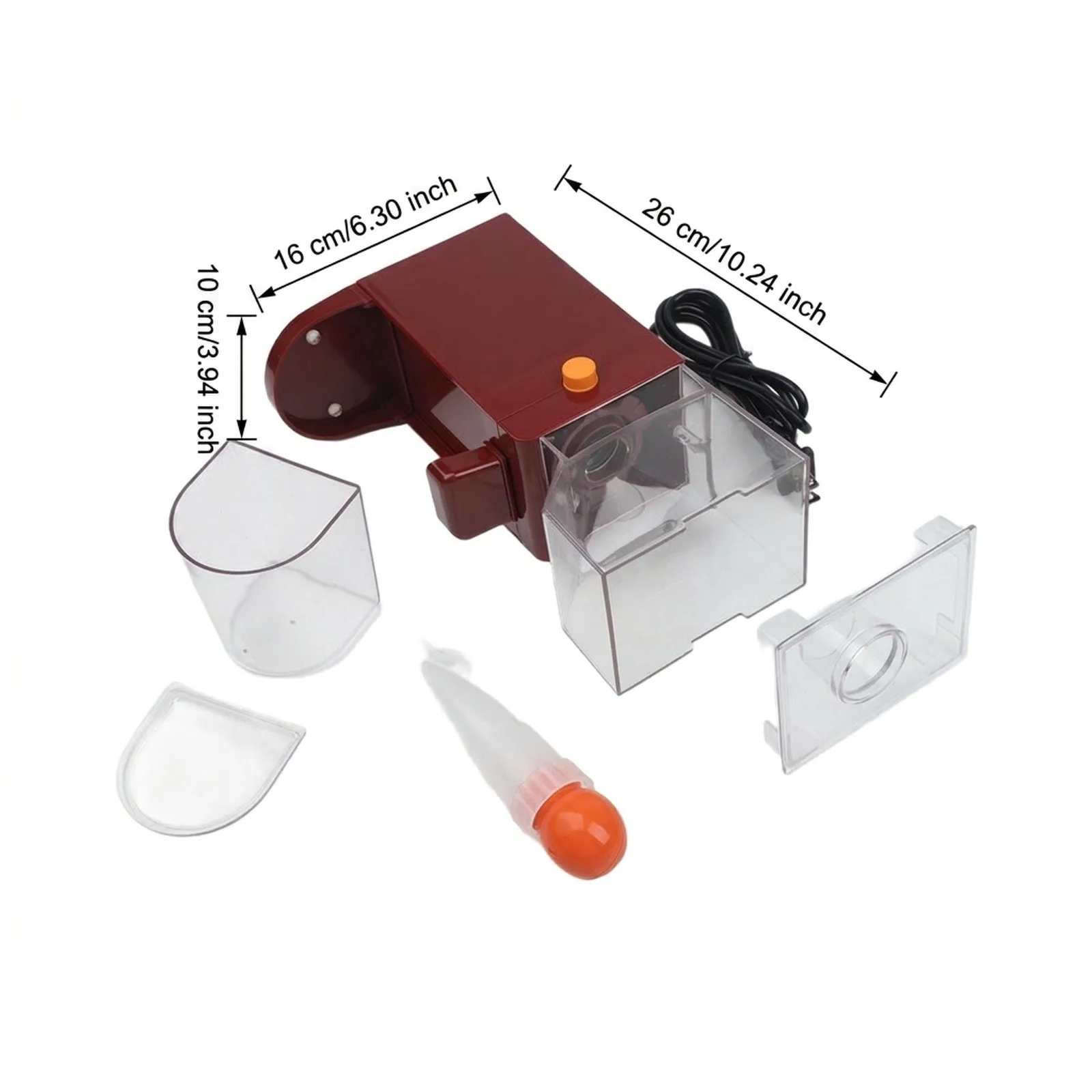 Portable Grinder Nut Grinder Smooth Consistency Customizable Flavor Lightweight Storage Multi Nut Grinding Tool Red