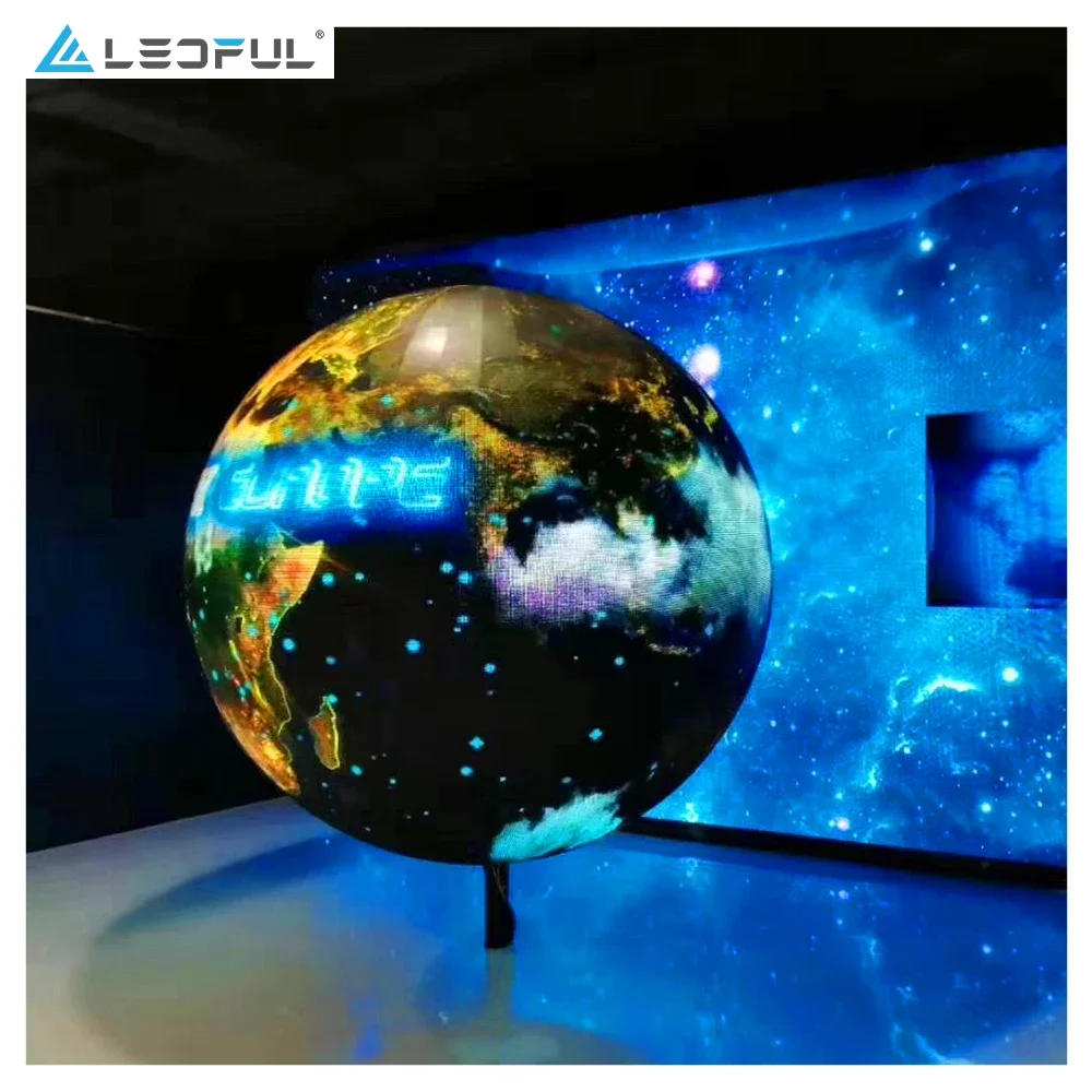 Customized Ball/Sphere Screen Indoor/Outdoor Advertising Soft Circle LED Display Screen