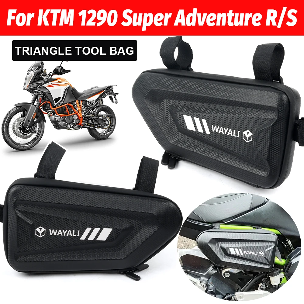

For KTM 1290 Super Adventure R S ADV 1290ADV ADV1290 Motorcycle Accessories Side Bag Fairing Tool Bag Storage Bumper Bags Parts
