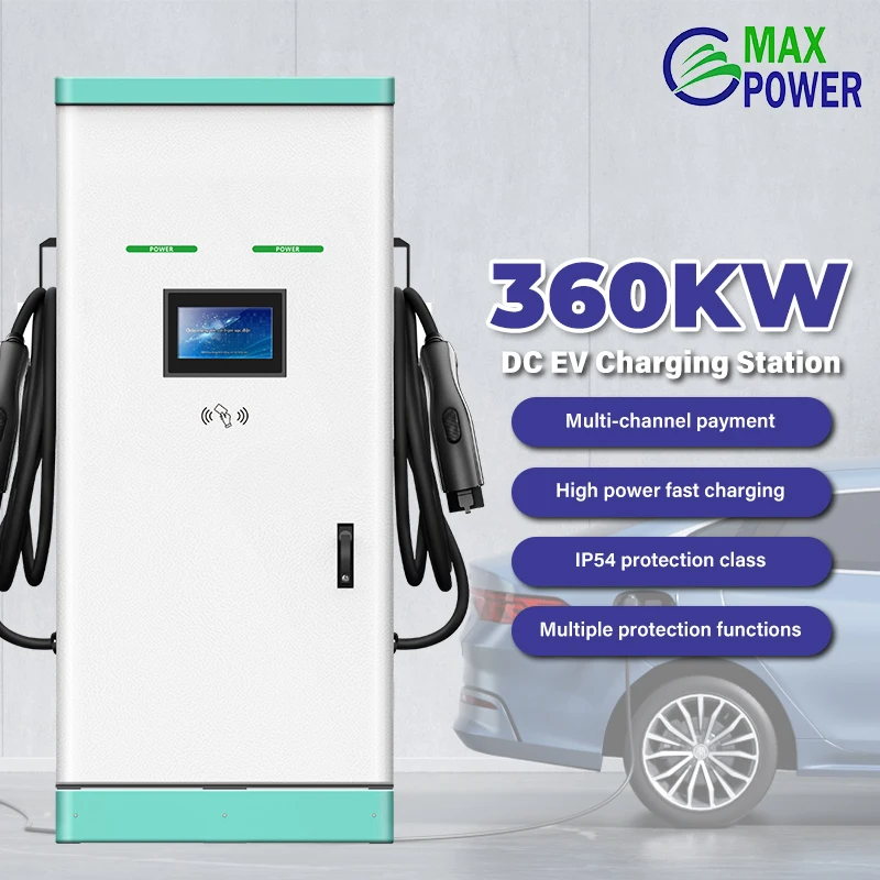 Commercial OCPP2.0 Dual Guns 360kw CCS2 Support Electric Vehicle Safety EV Charging Pile DC EV Fast Charger Station
