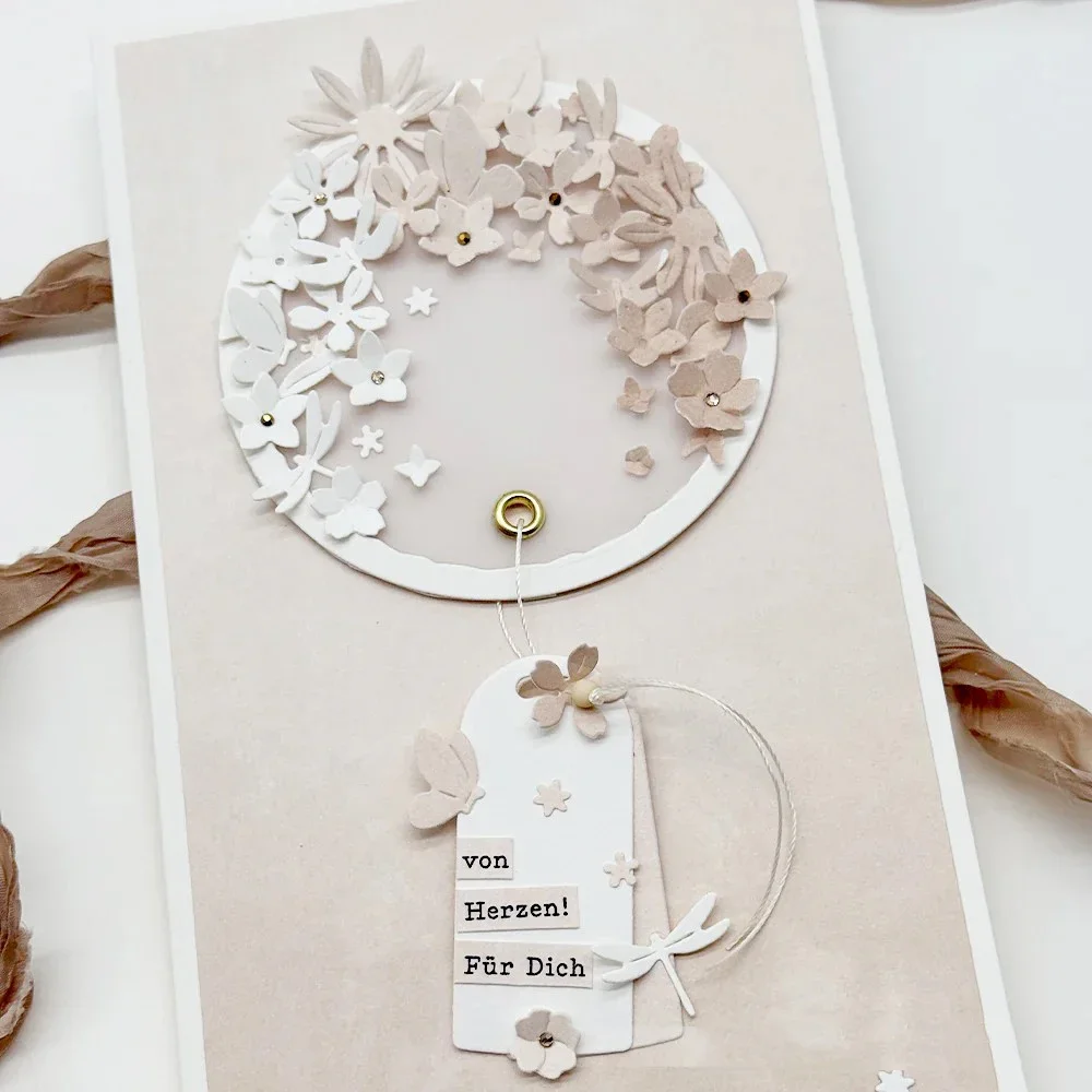 Mmao Craft Metall-Stanzformen, Schneidformen, Schablonen für Bogenkuchen, Scrapbooking, Papierkunst, Messerformen, Stanzschablonen – Detail 15