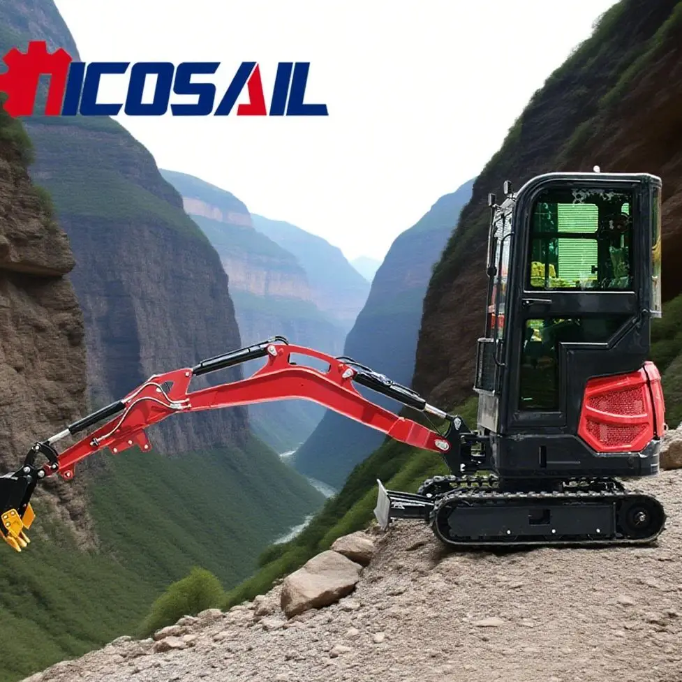 عملية ذكية بدون ذيل 1.8 طن حفارة صغيرة المورد حفارة مجنزرة منتج مخصص للبيع #3