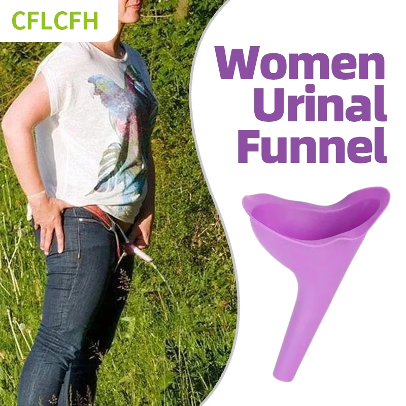 

Women Urinal Pee Funnel Portable Soft Silicone Standing Piss For Outdoor Travel Camping Female Urinal Toilet Urination Device