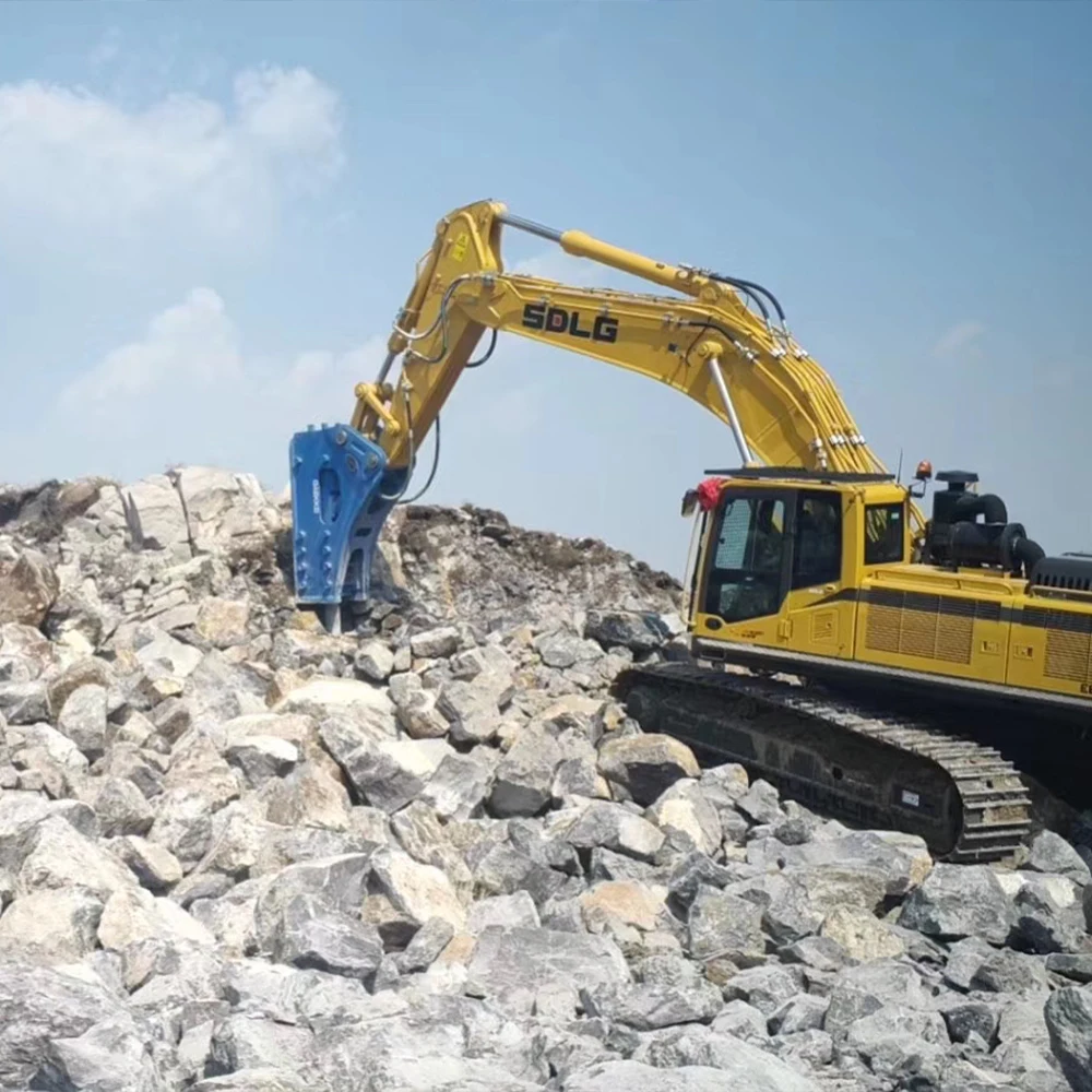 

SB60 Hydraulic Rock Breaker Hammer Skid Steer Loader Excavator for Tractor Use for Construction Mining