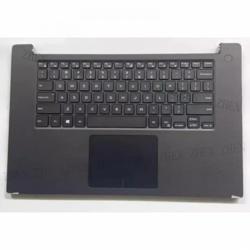 Y  FOR Dell XPS 15 9570 7590 Palmrest Upper Case Trim W key Touchpad 0T2T0M 04X63T