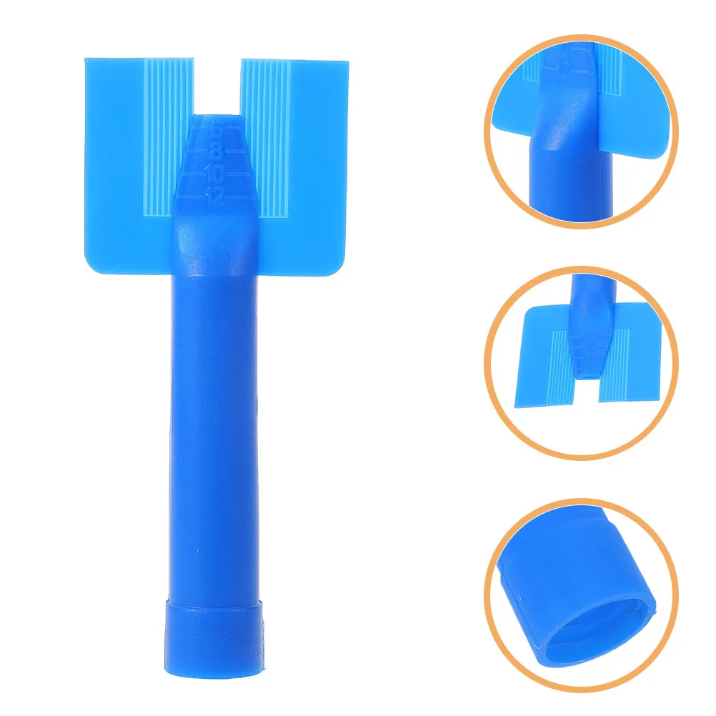 6Pcs Glass Glue Caulk Nozzles Plastic Reusable Caulking Tips Set for Auto Repair Door Edge Sealing Silicone Sealant Applicator