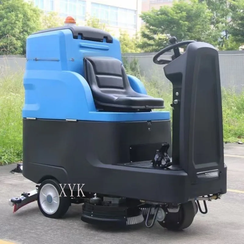 New Hand Push Floor Scrubber K1 Commercial Indoor Mall Cleaning Vehicle Water Absorption Sweeper Garbage Waste Cleaning Cart