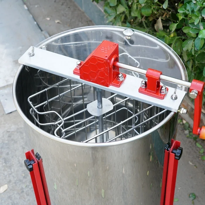 tric Bee Honey Processing Sweet Honey Extractor MachineSmall Beekeeping Equipment CE 6 Frames Stainless Steel Elec