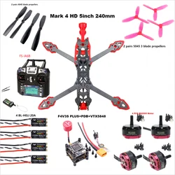 F4V3S PLUS MARK4-HD Mark 4 HD 5 pollici 240mm F4 V3 V3S FC Flight Controller RC Drone FPV Racing Quadcopter Betaflight INAV