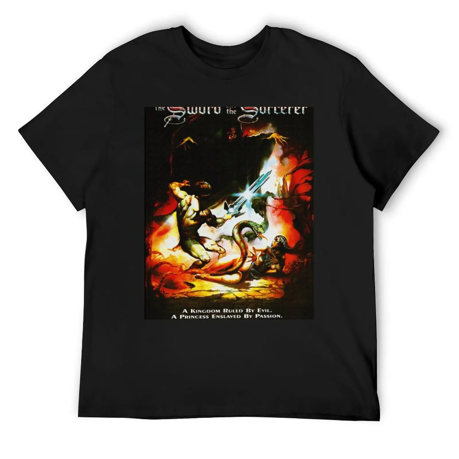 

Sword and the Sorcerer Retro T-Shirt oversized t shirt anime shirt plus size tops mens designer t shirt