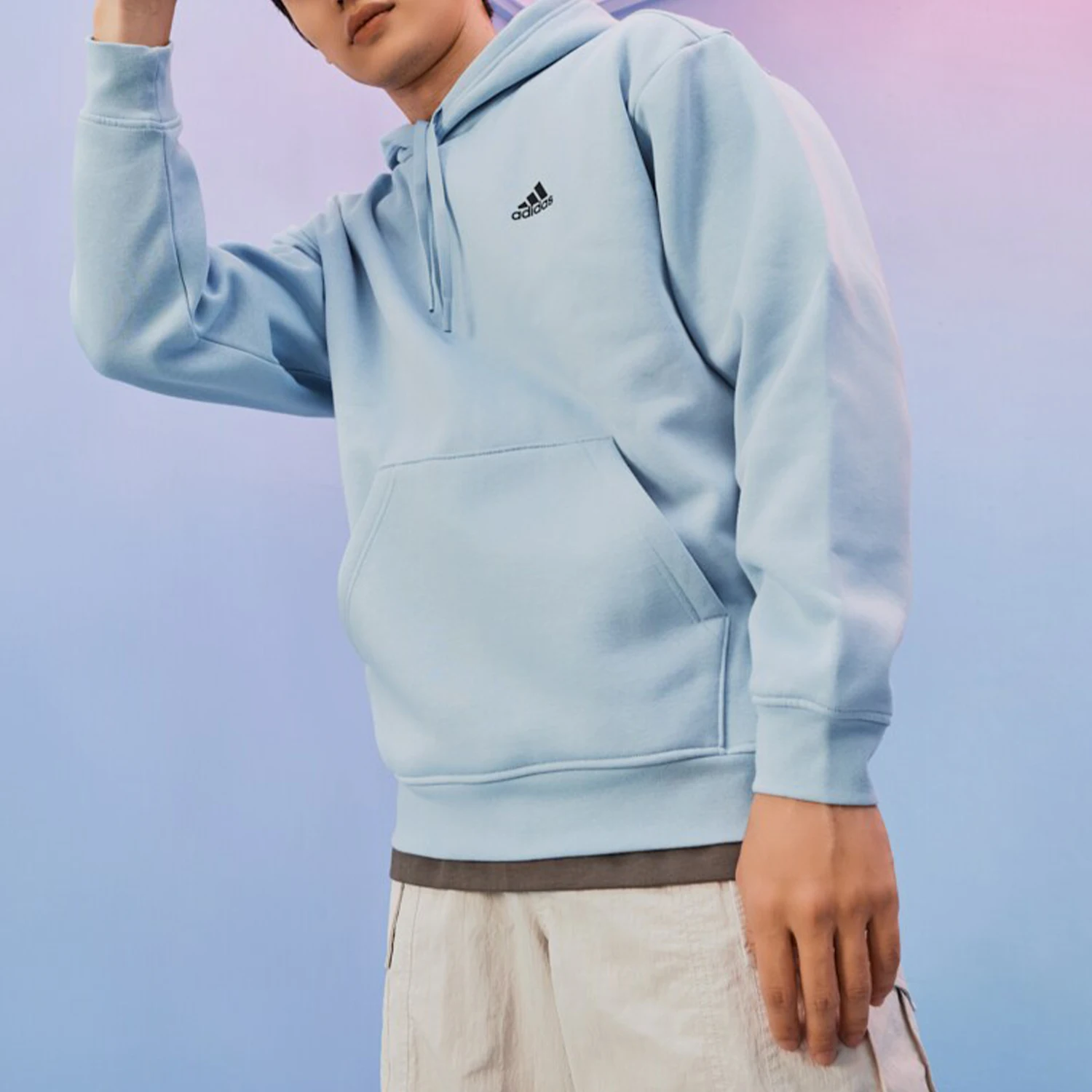 

Adidas Originals Authentic New Mens/Womens Fleece Sports Loose Hooded Sweatshirt JM9078