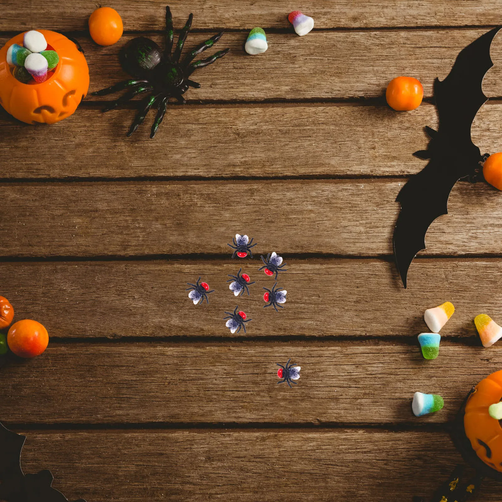 

50 шт. поддельный реквизит для Хэллоуина, искусственный хитрый хитрый озорный розыгрыш, декор для вечеринки, страшный реквизит, День дурака