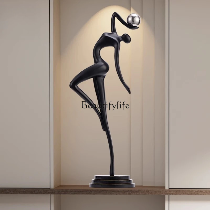 

High ornament living room entrance niche light luxury slender high sense handicrafts