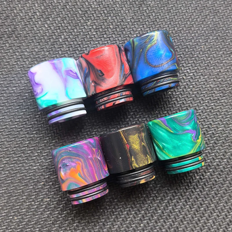 6pcs 810 Resin Drip Tip Wide B - Drip Tip Resin review and price