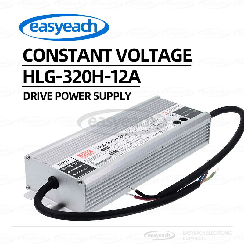 

MEAN WELL HLG-320H-12A/15A/24A/30A/36A/42A/48A/54A B Импульсный источник питания Светодиодный драйвер постоянного тока
