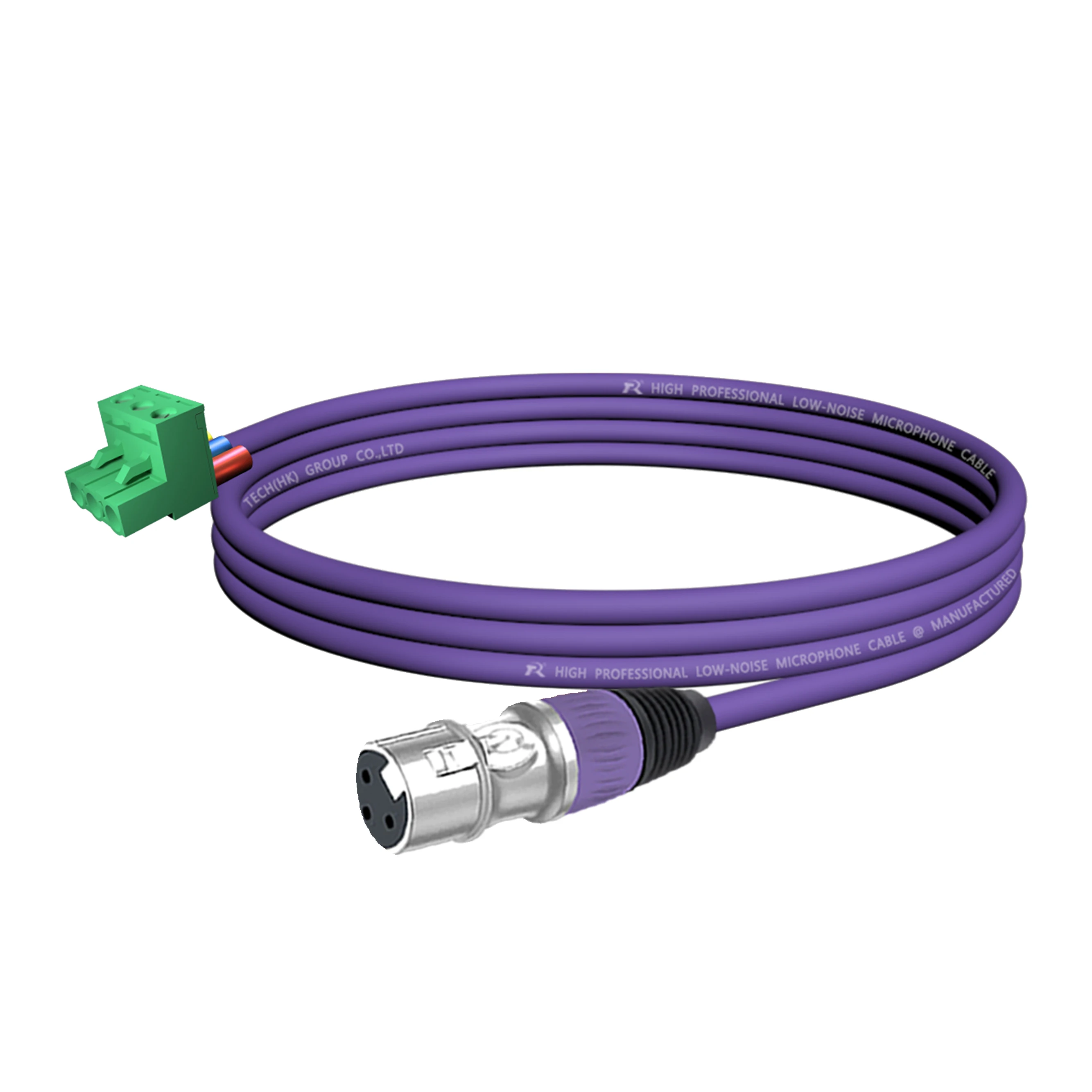 1 Stück XLR zu Phoenix Kabel, XLR 3-Polig M/F zu Grün 3-Pin PCB Schraubklemmenadapter, Mikrofonkabel für Lautsprecher – Detail 7