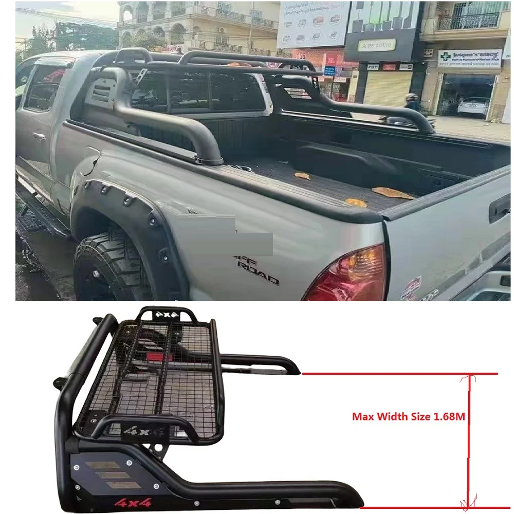 Auto Roll Bar Fit mit Tacoma Tundra Navara Frontier Np300 D-max Hilux Revo Rocco Auto 2000-2022