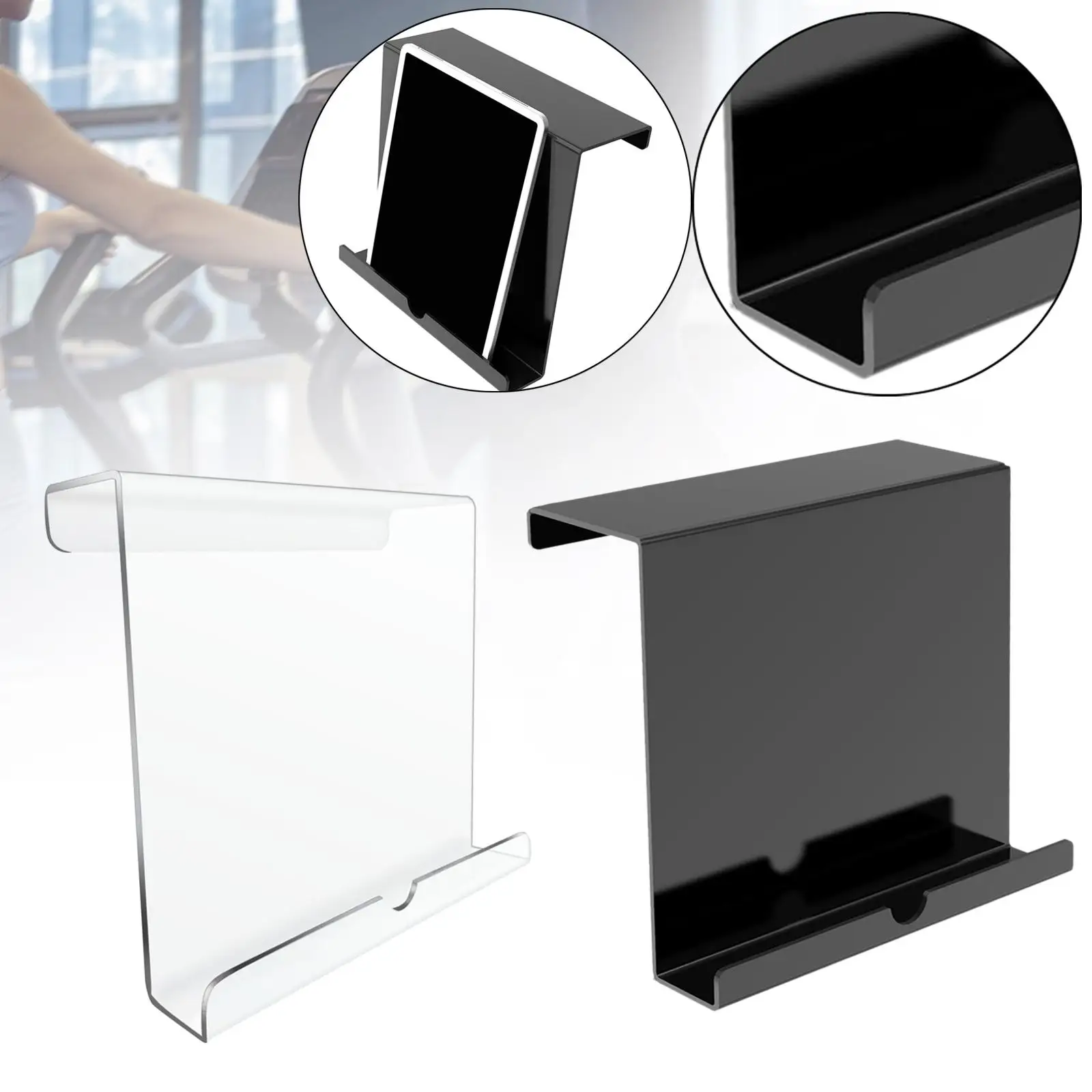 

Универсальная акриловая беговая дорожка, держатель для книг, подставка для чтения, легкий дисплей для планшета и журналов для домашних упражнений в тренажерном зале