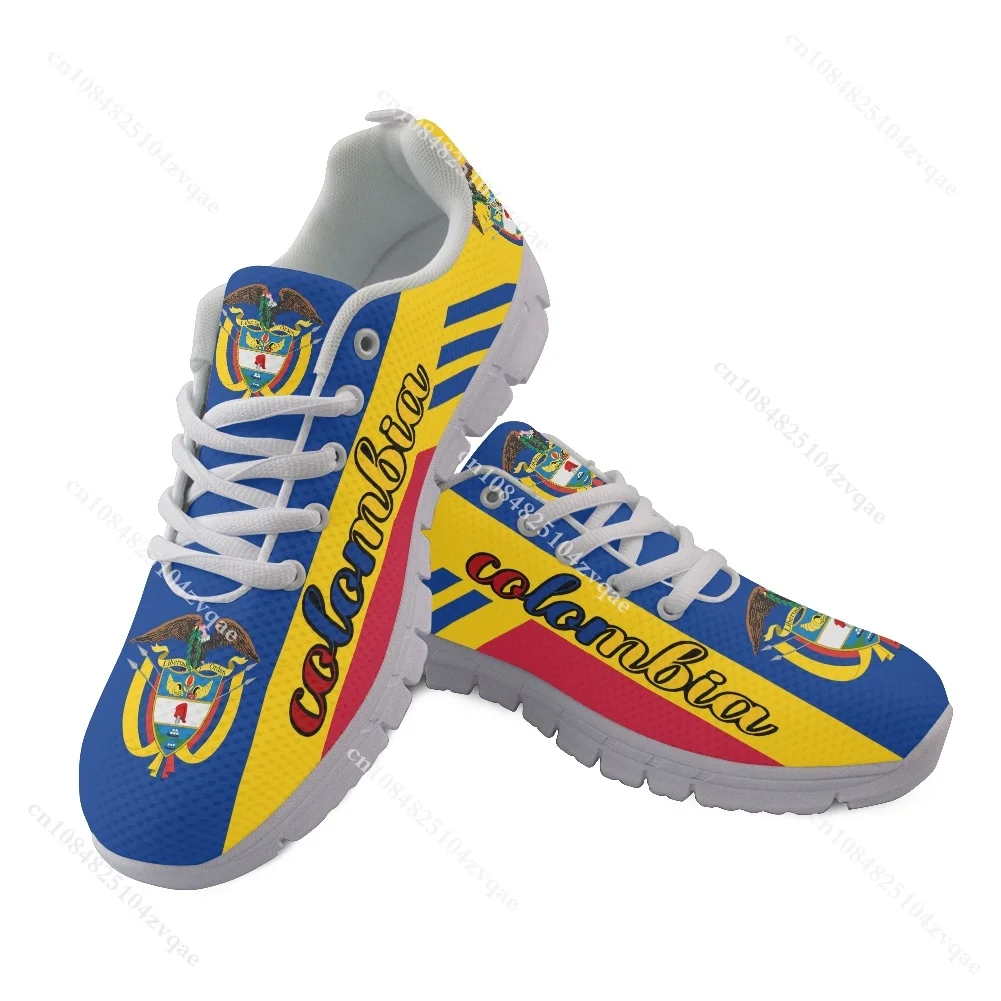 Colombia Flag Bogota Sports Shoes Mens Womens Teenager Kids Children Custom Sneakers Casual Tailor-Made Shoe High Quality Couple