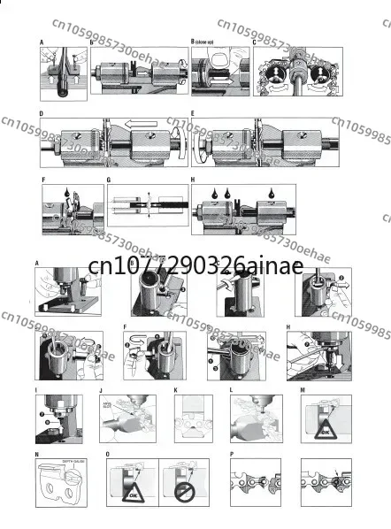 Chain Breaker and Rivet Spinner for Saw Chain / Chainsaw Sharpener with High Quality