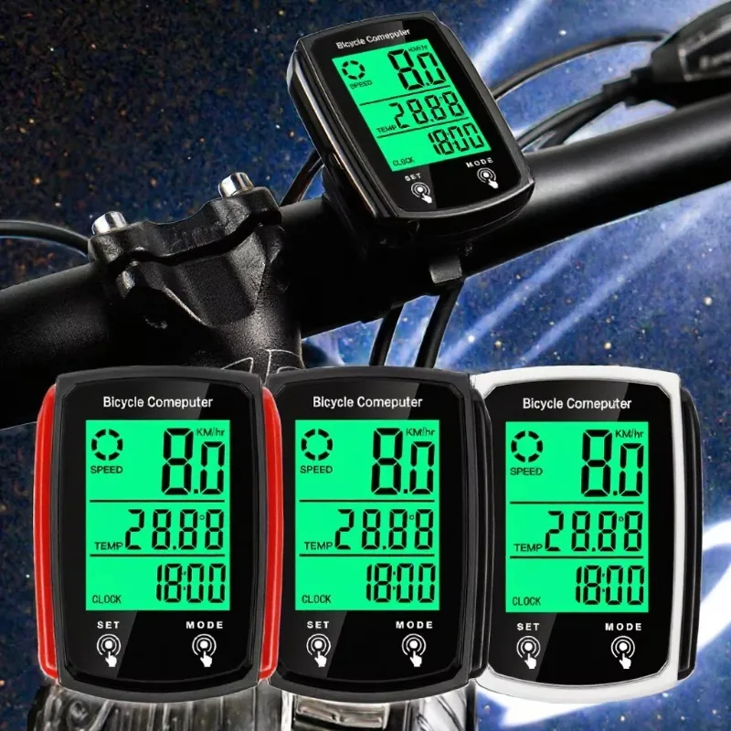 YTYINNew Bicycle Computer Speedometer Odometer Bicycle Riding Speedometer Bicycle Accessories
