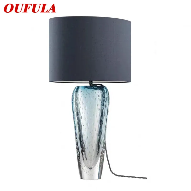 

OUFULA Nordic Glaze Table Lamp Modern Art Iiving Room Bedroom Study Hotel LED Personality Originality Desk Light