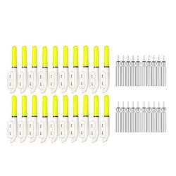 20 pcs/lot Led Stick with batery Night Fishing Electronic Light Stick CR322 / CR425 Clip on Rod Waterproof Glowing Lamp 00106