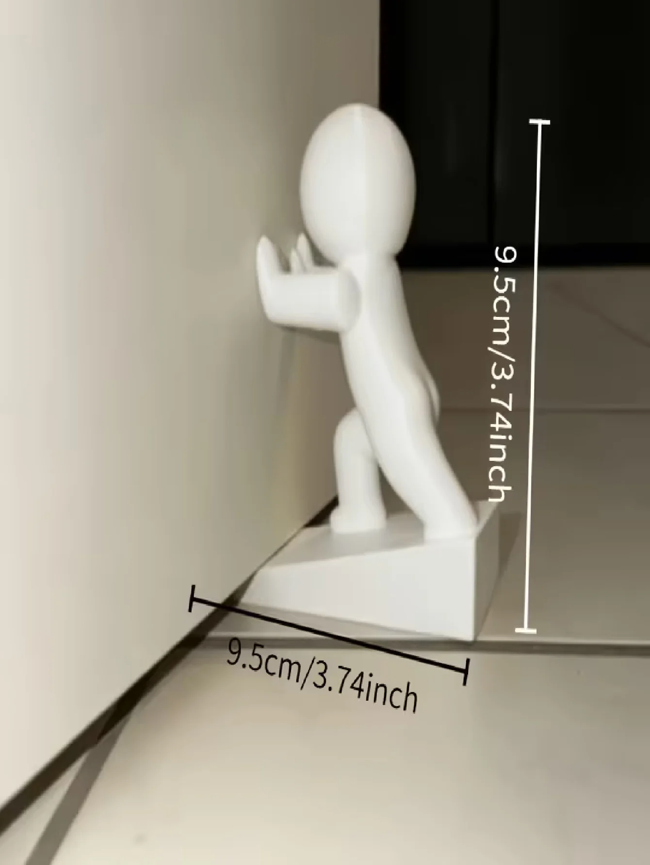 Cartoon Character-Shaped Door Stopper, with Solid Weight for Stability, Prevents It from Tipping Over, and Prevents the Door from Closing in the Wind from Hitting the Wall Chic Human-Shaped Sculptures with Outstanding