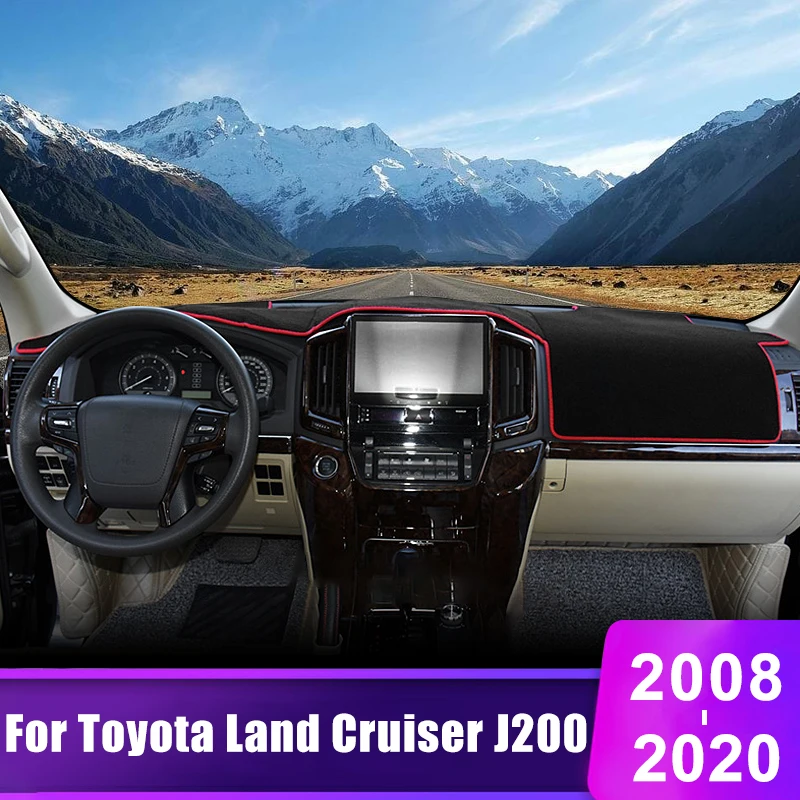 For Toyota Land Cruiser 200 J200 2008-2012 2013 2014 2015 2016 2017 2018 2019 2020 Car Dashboard Sun Shade Cover Pad Accessories