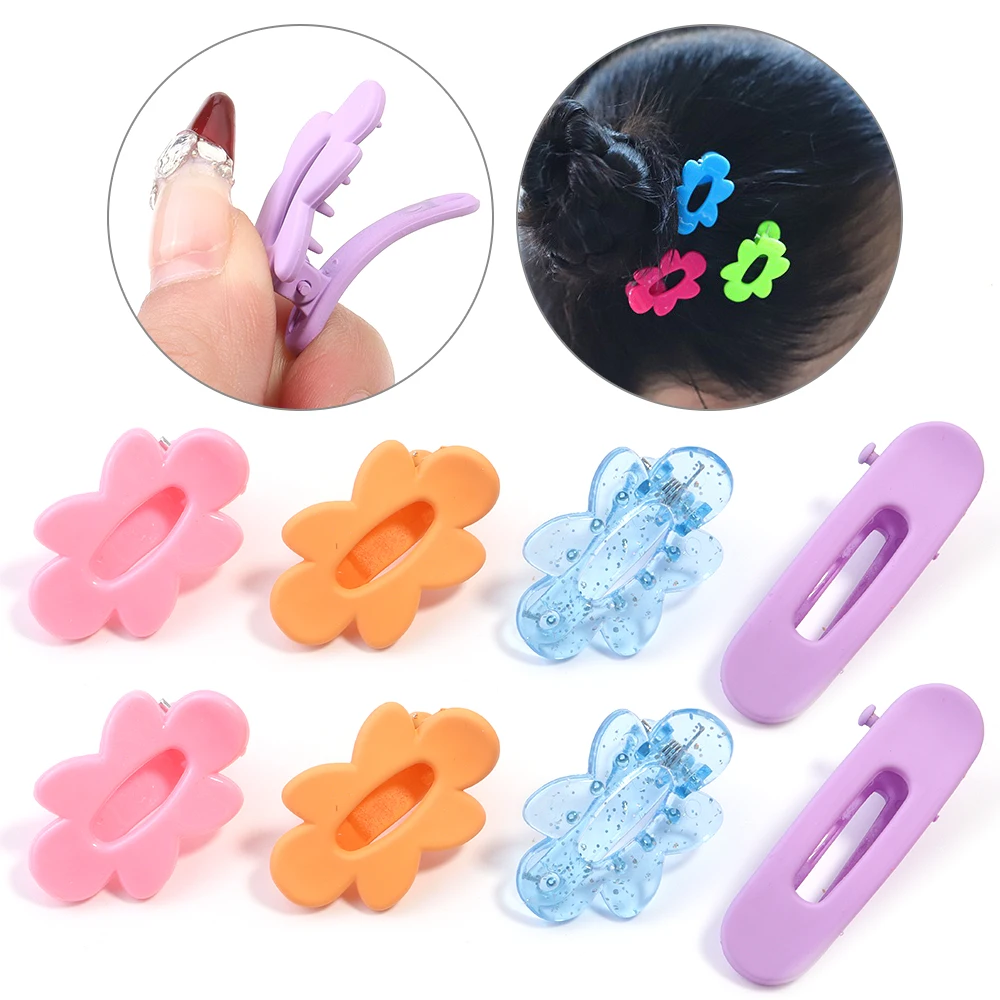 20 Stück Mini Candy Multi-Color Butterfly Claw Clip Mini Haarnadel Haarspange Haarschmuck für Mädchen und Frauen Kopfbedeckung