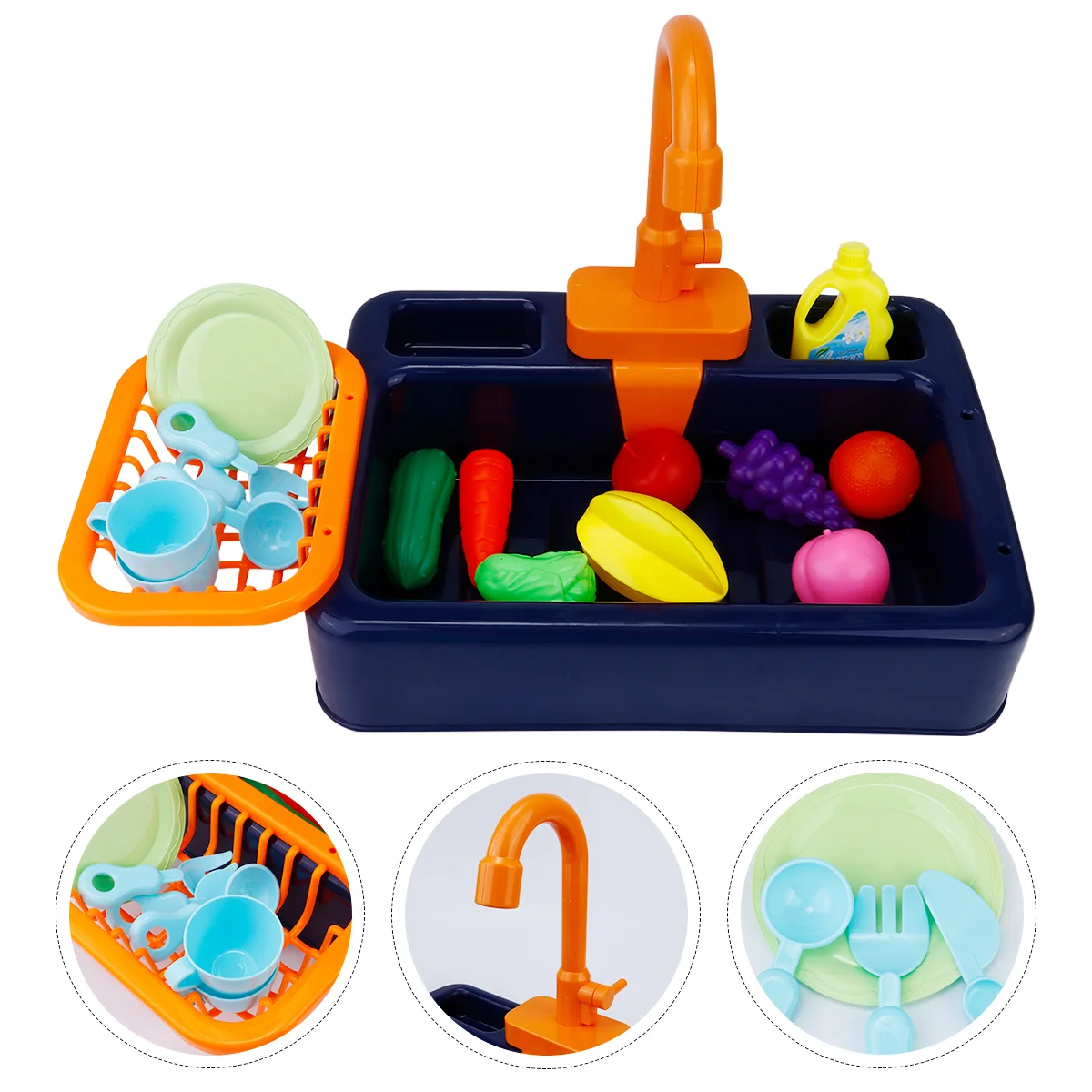 Electric Dishwasher Toy Kids Kitchen Playthings Safe Fun Parent Child Interaction Gift Birthday Educational Toy House