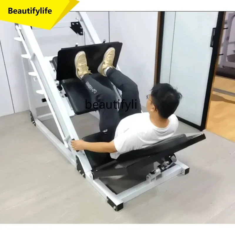 A49 45-Degree positive squat and inverted pedal machine leg strength gym training dual-purpose squat rack