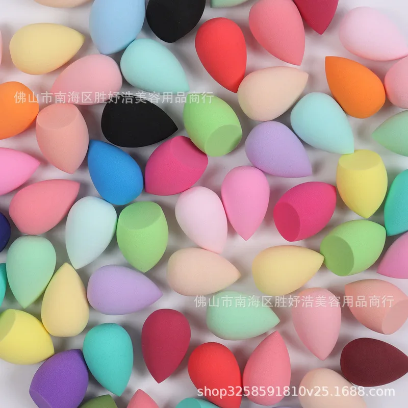 إسفنجة تجميل على شكل قرع، أداة تجميل فائقة النعومة مقاومة للتلطيخ للنساء والفتيات للاستخدام الرطب والجاف
