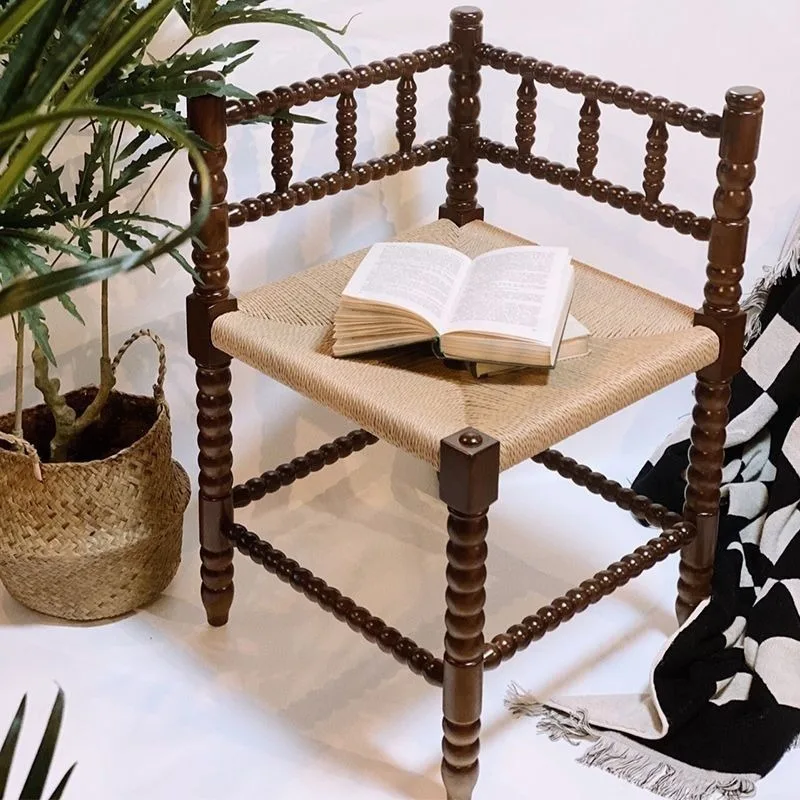

Vintage Dining Chair Wooden Chairs Comfortable Decorative Living Room Chair Aesthetic Luxury Interior Chairs Home Furniture